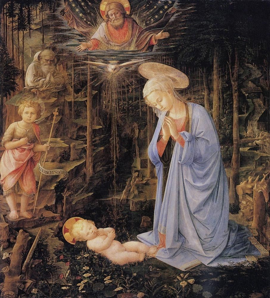 Filippino Lippi The Adoration with the Infant St